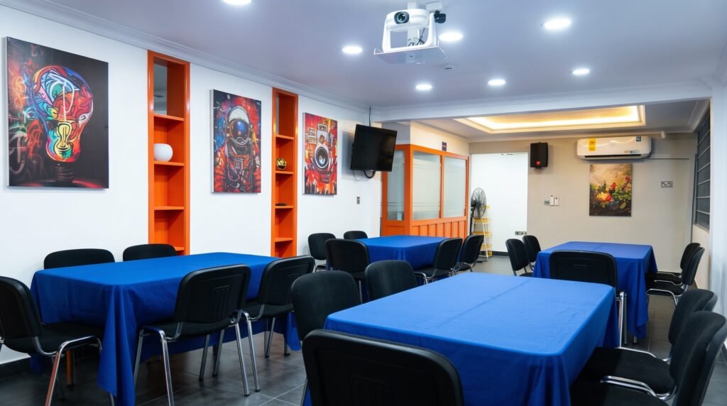 rentals venues in Accra Osu, IDMC Ghana training and innovation hub